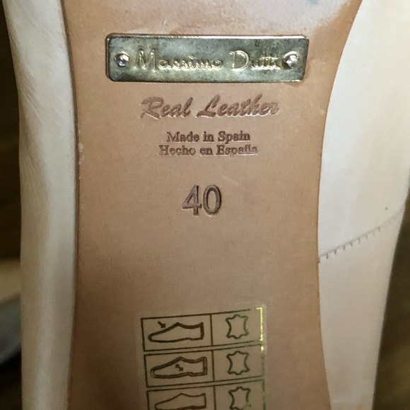 Massimo Dutti Nude 4 1/2 “ Hidden Platform Heels Size 9 (40) - Picture 8 of 9